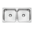 Premium Indian (45 x 20 x 8) Inch Double Bowl Kitchen Sink Scratch-Resistant  Golssy Finish