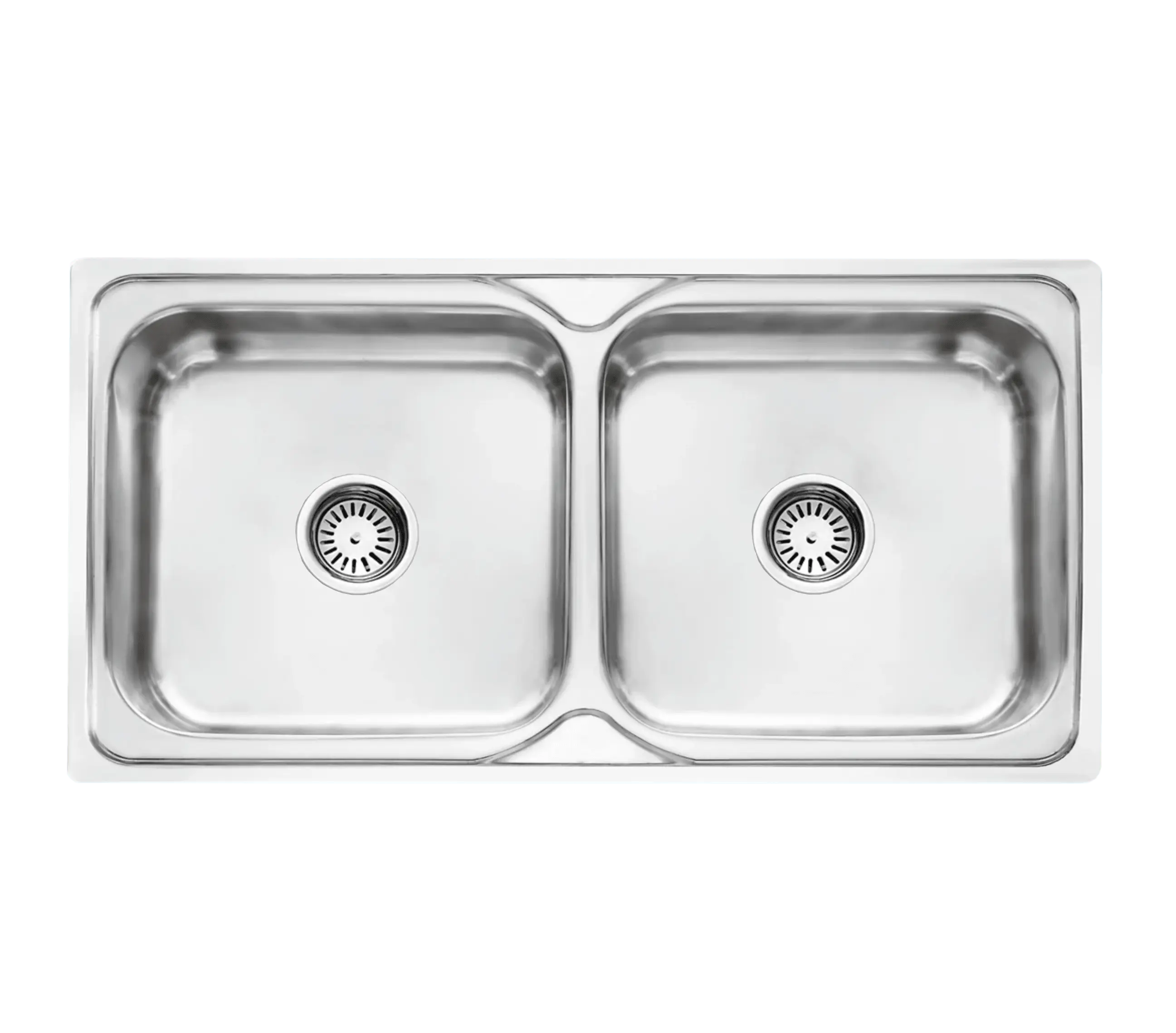 Premium Indian (45 x 20 x 8) Inch Double Bowl Kitchen Sink Scratch-Resistant  Golssy Finish